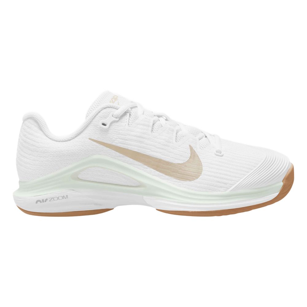 Nike Zoom Vapor 12 Women's Tennis Shoe (White/Lt Orewood Brown) - RacquetGuys.ca