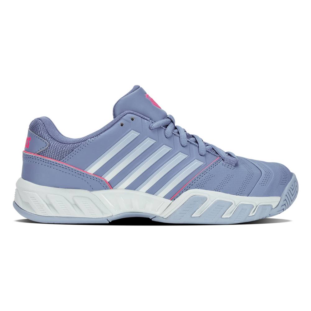 K-Swiss Bigshot Light 4 Women's Tennis Shoe (Blue/White) - RacquetGuys.ca