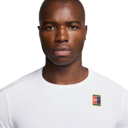 Nike Men's Dri-FIT Advantage Slam Top (White) - RacquetGuys.ca