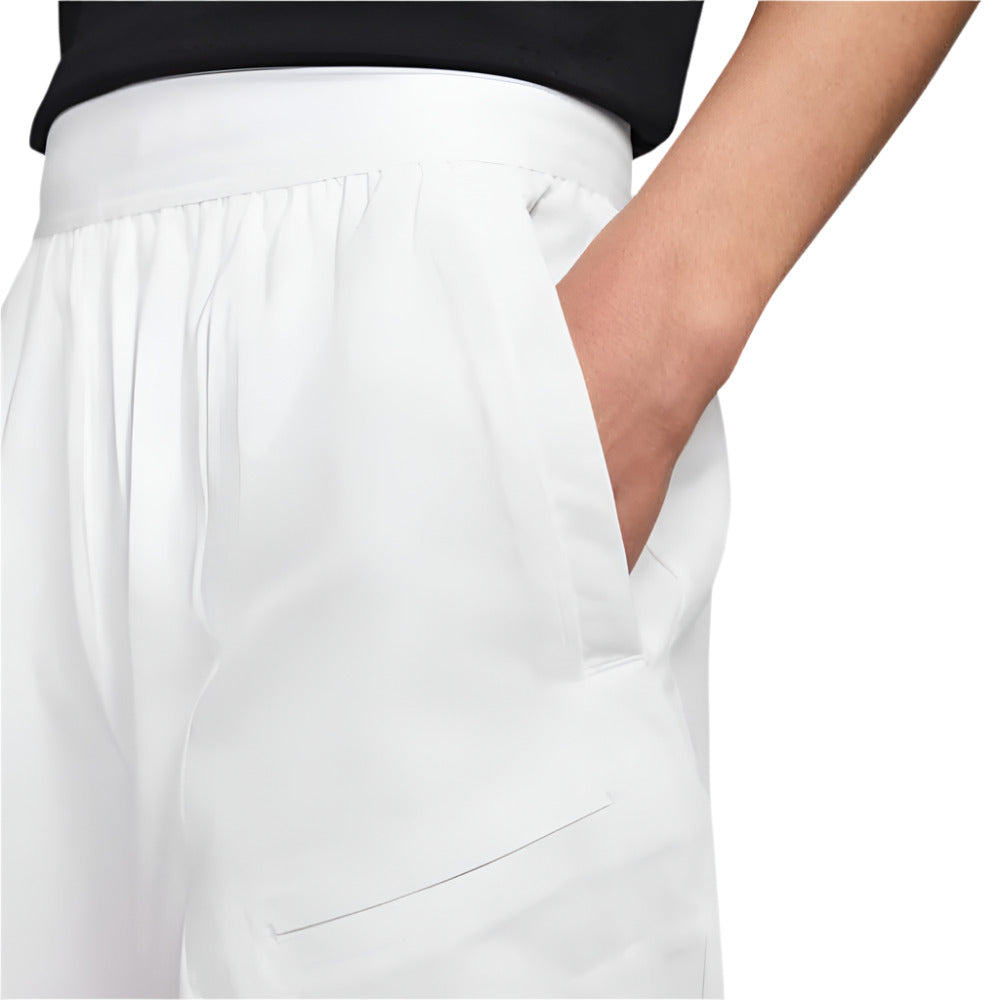 Nike Men's Dri-FIT Advantage 8-Inch Short (White/Black) - RacquetGuys.ca