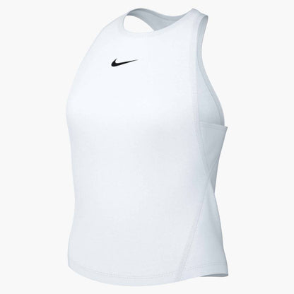 Nike Women's Dri-FIT Victory Tank (White/Black) - RacquetGuys.ca