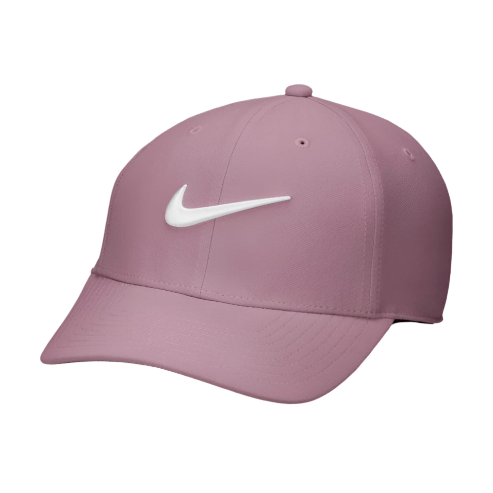 Nike Dri-FIT Club Structured Swoosh Cap (Plum Dust/White) - RacquetGuys.ca