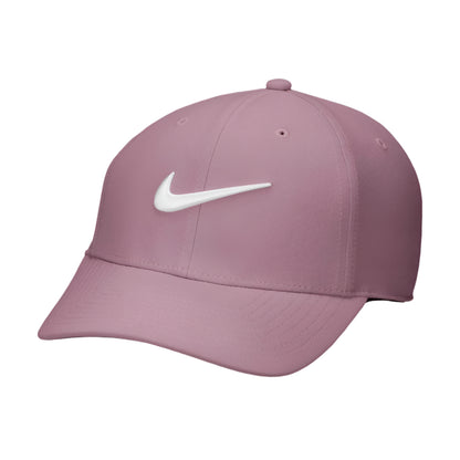 Nike Dri-FIT Club Structured Swoosh Cap (Plum Dust/White) - RacquetGuys.ca