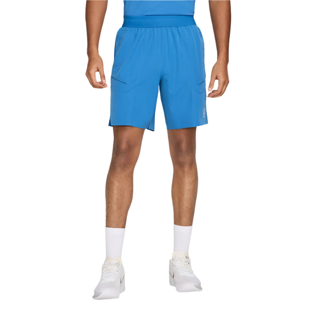 Nike Men's Dri-FIT Advantage 8-Inch Short (Star Blue/White) - RacquetGuys.ca