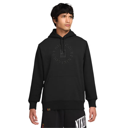 Nike Men's Dri-FIT Fleece Heritage Hoodie (Black/Anthracite) - RacquetGuys.ca