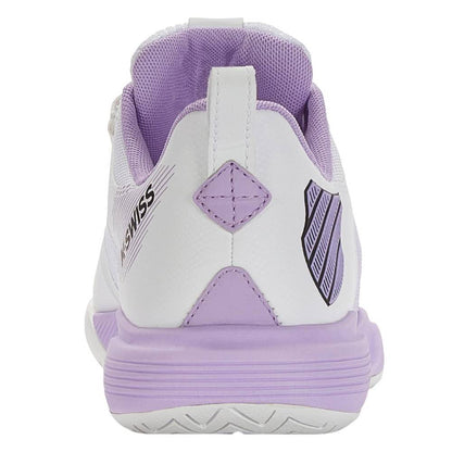 K-Swiss Ultrashot Team Women's Tennis Shoe (White/Purple) - RacquetGuys.ca