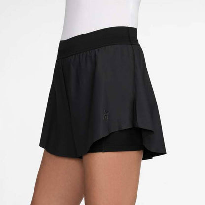 Nike Women's Dri-Fit Advantage HR Ace Short (Black) - RacquetGuys.ca