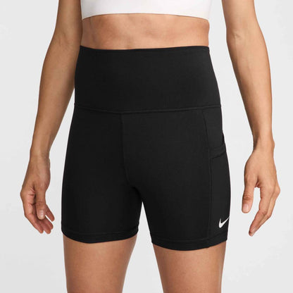 Nike Women's  Dri-FIT Ball Short (Black/White) - RacquetGuys.ca