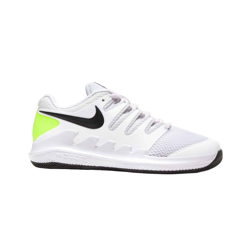 Nike Court Vapor X Junior Tennis Shoe (White/Black) - RacquetGuys.ca