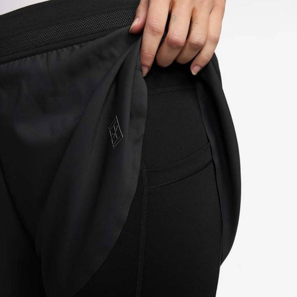 Nike Women's Dri-Fit Advantage HR Ace Short (Black) - RacquetGuys.ca