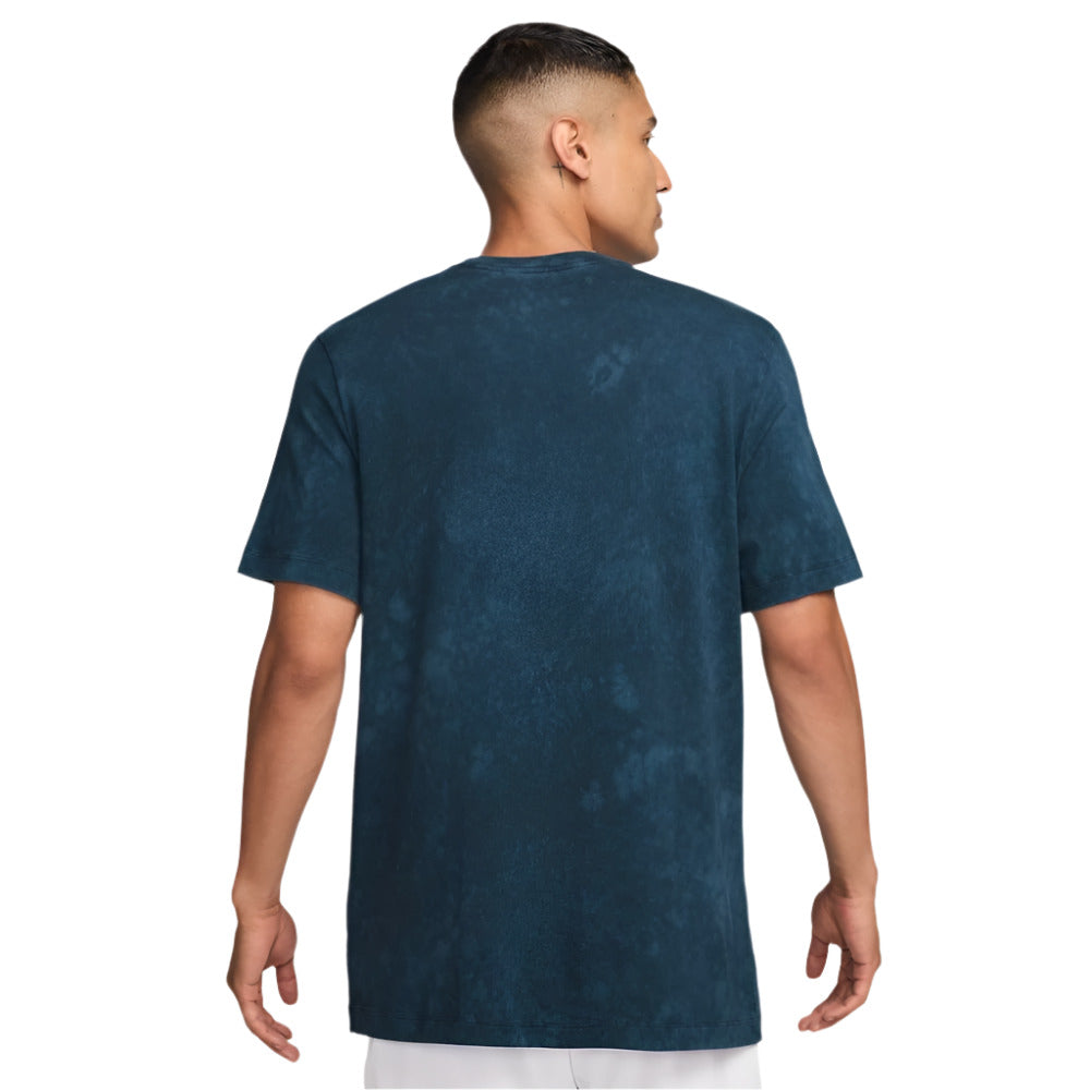 Nike Men's Dri-FIT Tennis OC Serve Tee Top (Armory Navy) - RacquetGuys.ca