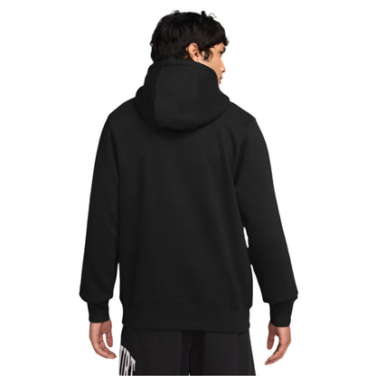 Nike Men's Dri-FIT Fleece Heritage Hoodie (Black/Anthracite) - RacquetGuys.ca