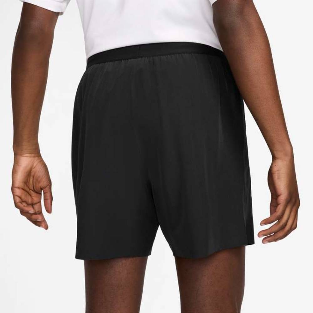 Nike Men's Dri-FIT Advantage 6-Inch Short (Black/White) - RacquetGuys.ca