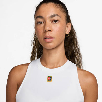 Nike Women's Dri-Fit Slam London Tank Top (White) - RacquetGuys.ca