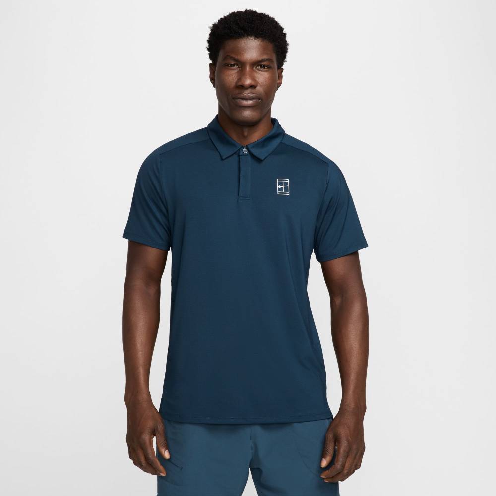 Nike Men's Dri-FIT Advantage Polo (Armory Navy/White) - RacquetGuys.ca