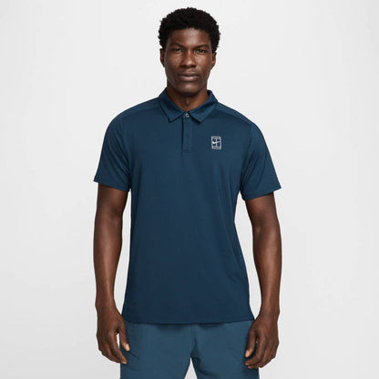 Nike Men's Dri-FIT Advantage Polo (Armory Navy/White) - RacquetGuys.ca