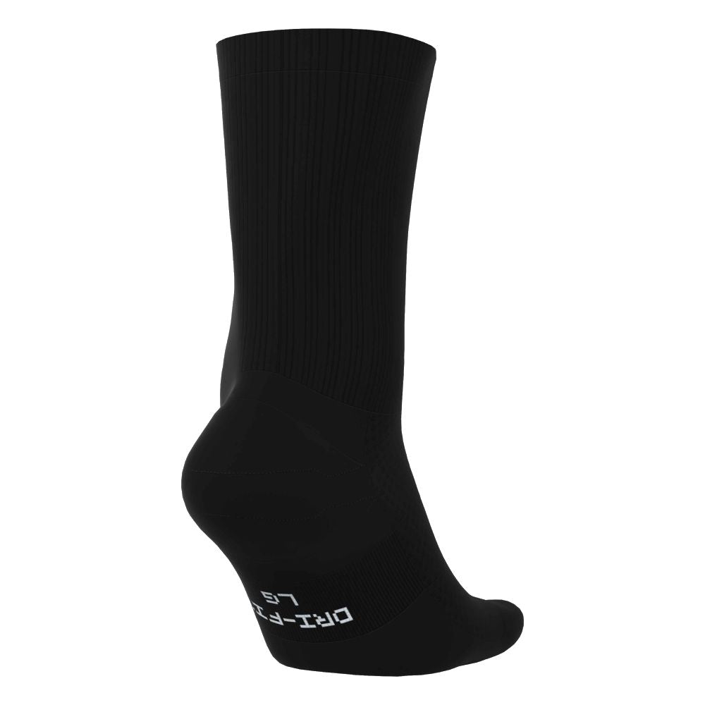 Nike Court Everyday Elevated Crew Tennis Socks 3 Pack (Black) - RacquetGuys.ca