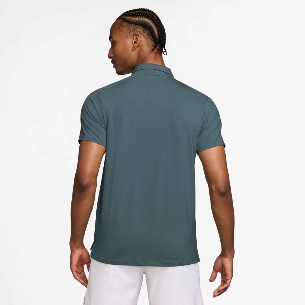 Nike Men's Dri-FIT Advantage Polo (Mineral Slate/White) - RacquetGuys.ca