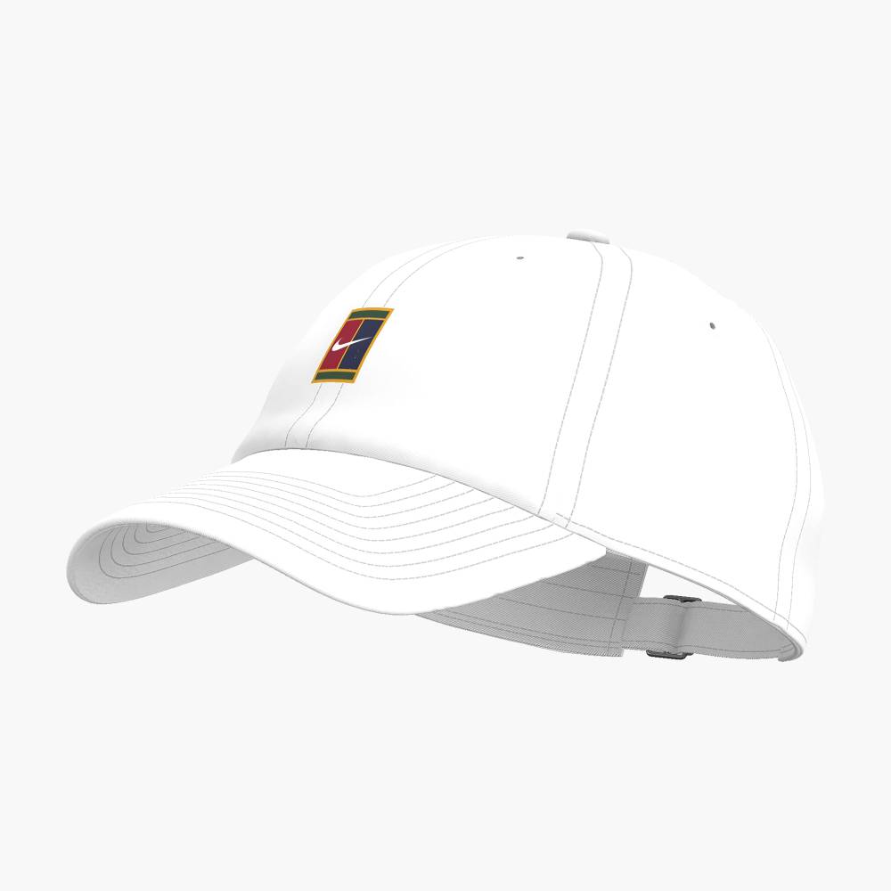 Nike Unisex Dri-FIT Club CB Court Cap (White) - description - RacquetGuys.ca
