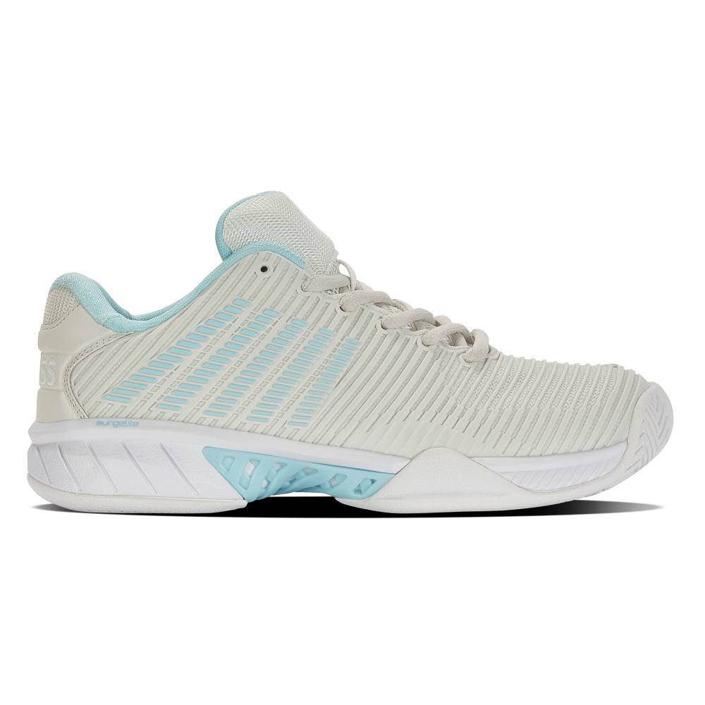 K-Swiss Hypercourt Express 2 Women's Tennis Shoe (Vaporous Gray/White) - RacquetGuys.ca