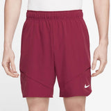 Nike Mens Dri-FIT Advantage 7-Inch Shorts (Red/White)