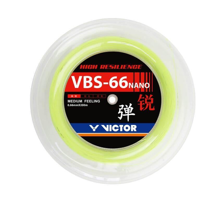 Victor VBS-66 Nano Badminton String Reel (Yellow) - RacquetGuys.ca