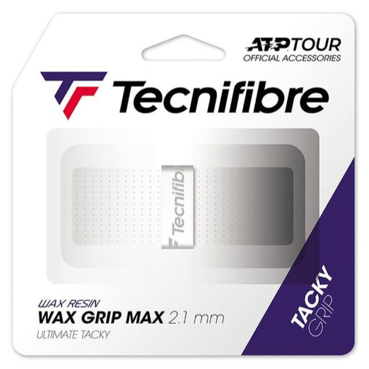Tecnifibre Wax Grip Max Replacement Grip (White) - RacquetGuys.ca
