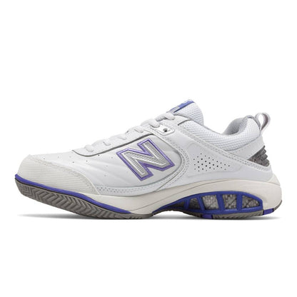 New Balance 806 Wide Women's Tennis Shoe (White) - RacquetGuys.ca