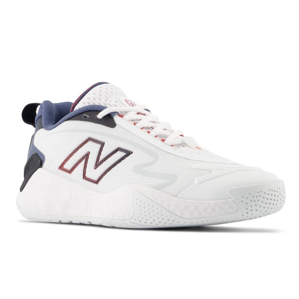 New Balance Fresh Foam X CT-Rally Wide Women's Tennis Shoe (White) - RacquetGuys.ca