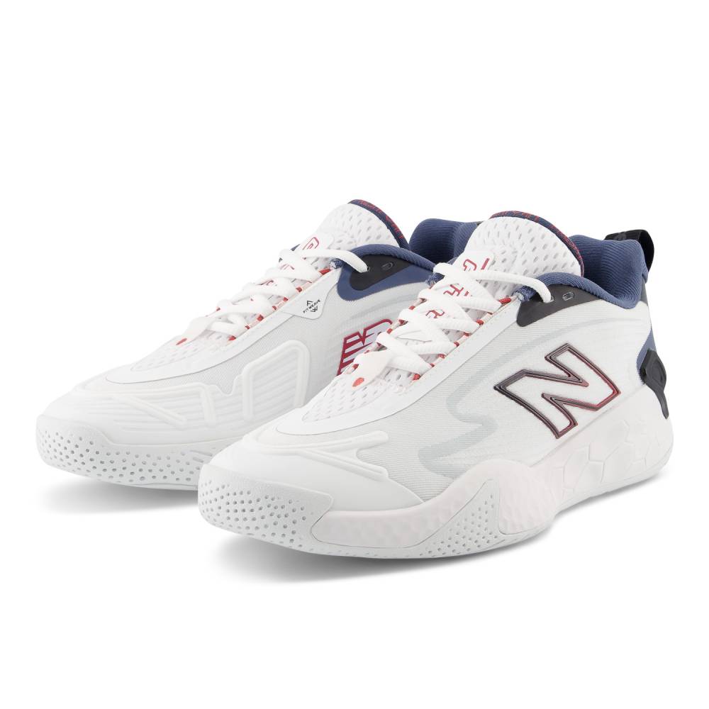 New Balance Fresh Foam X CT-Rally Wide Women's Tennis Shoe (White) - RacquetGuys.ca