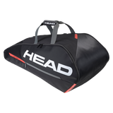 Head Tour Team Supercombi 9 Pack Racquet Bag (Black/Orange) - RacquetGuys.ca