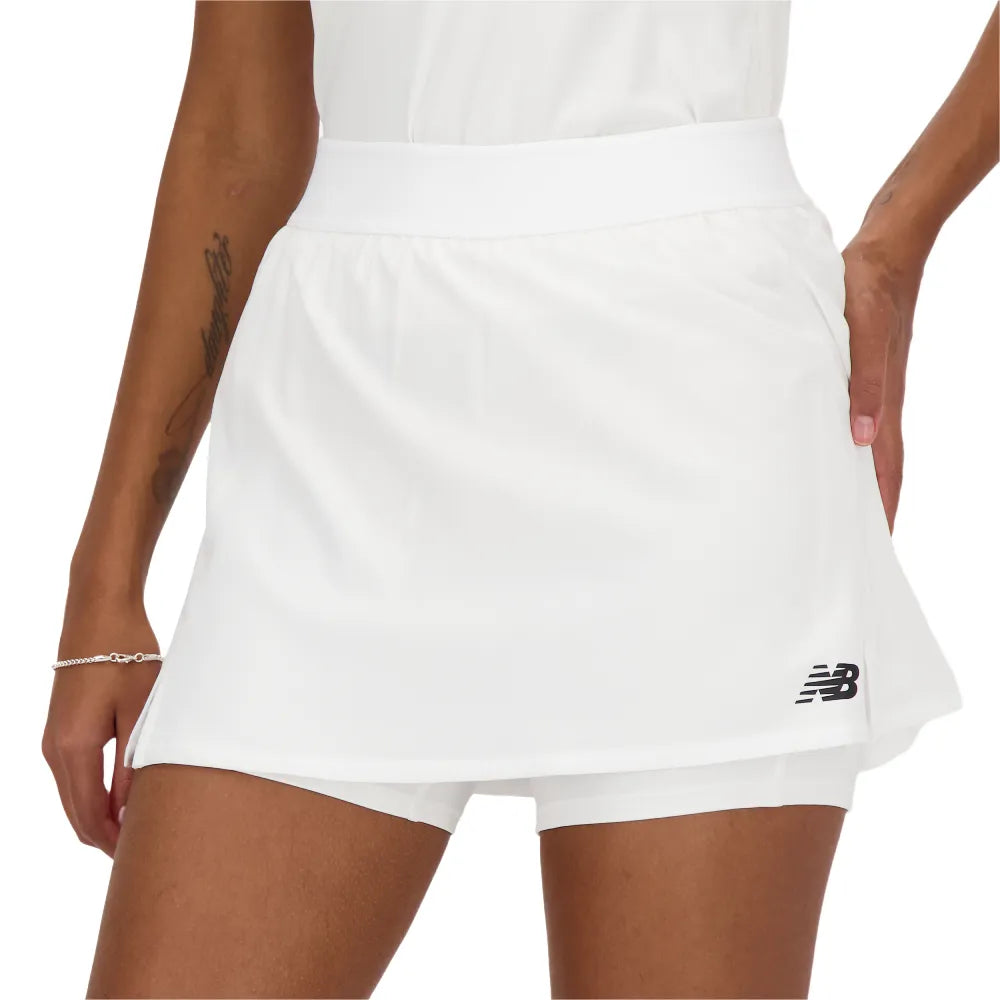 New Balance Women's Tournament Skort (White) - RacquetGuys.ca
