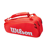 Wilson Super Tour 6 Pack Racquet Bag (Red)