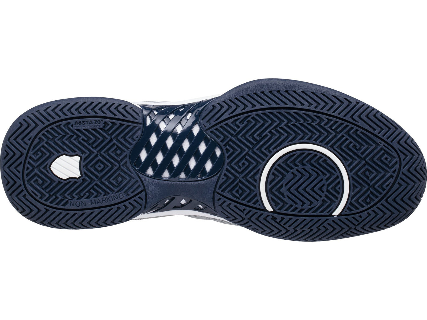 K-Swiss Express Light Men's Pickleball Shoe (Grey/Navy) - RacquetGuys.ca