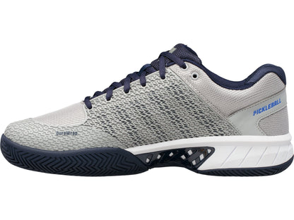 K-Swiss Express Light Men's Pickleball Shoe (Grey/Navy) - RacquetGuys.ca