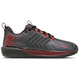 K-Swiss Ultrashot 3 Men's Tennis Shoe (Asphalt/Black/Orange) - RacquetGuys.ca