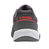 K-Swiss BigShot Light 4 Men's Tennis Shoe (Asphalt/White/Orange) - RacquetGuys.ca