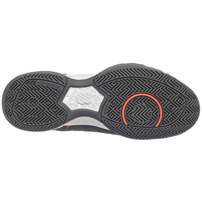 K-Swiss BigShot Light 4 Men's Tennis Shoe (Asphalt/White/Orange) - RacquetGuys.ca