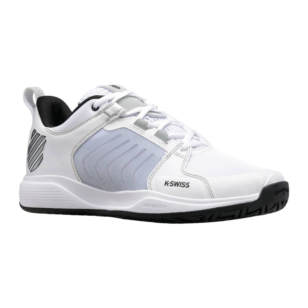 K-Swiss Ultrashot Team Men's Tennis Shoe (White/Black) - RacquetGuys.ca