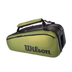 Wilson Blade v8 Super Tour 15 Pack Racquet Bag Green Black