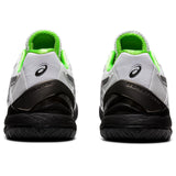 Asics Gel Resolution 8 Men's Tennis Shoe (White/Black/Green) - RacquetGuys.ca