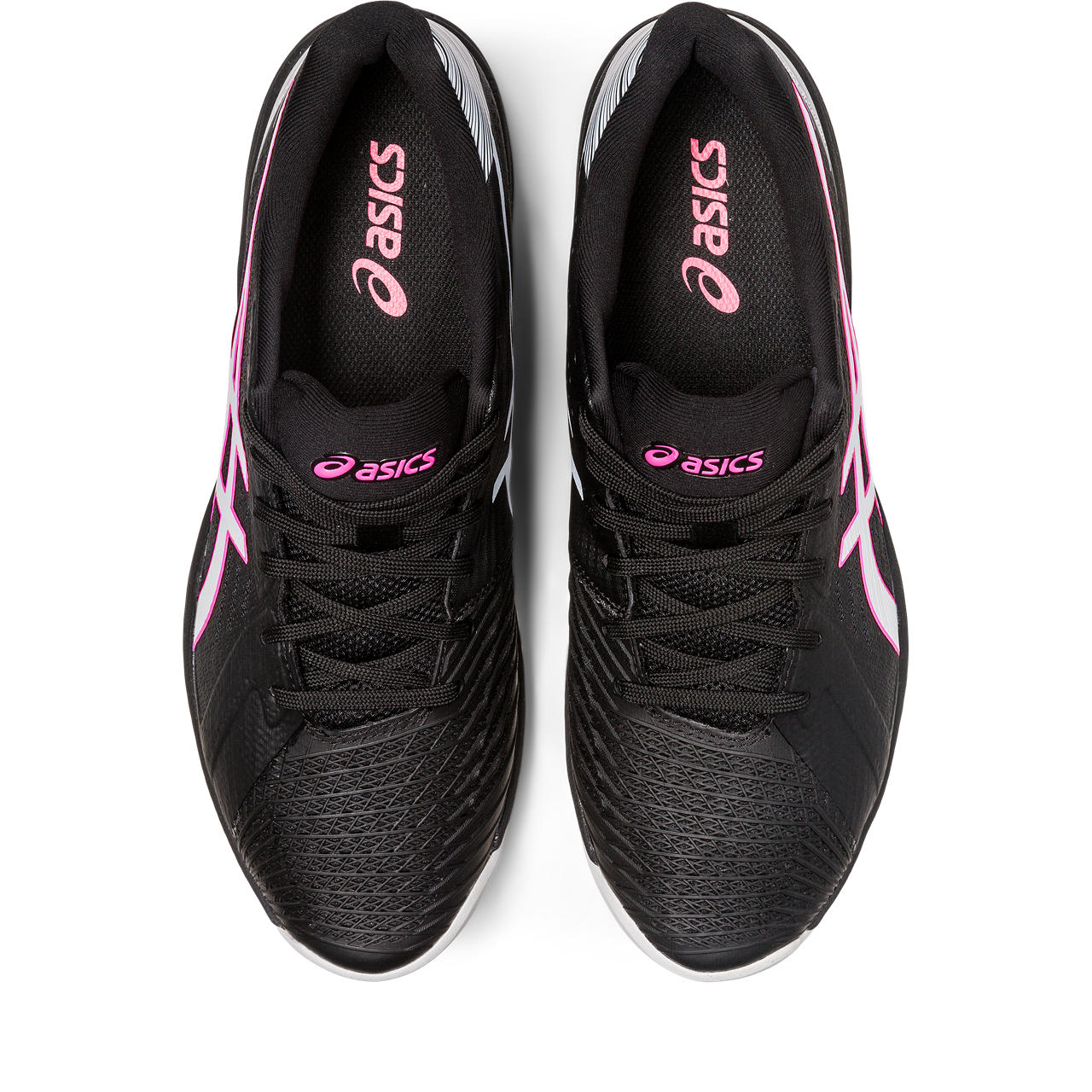 Asics Solution Swift FF Men's Tennis Shoe (Black/Pink) - RacquetGuys.ca