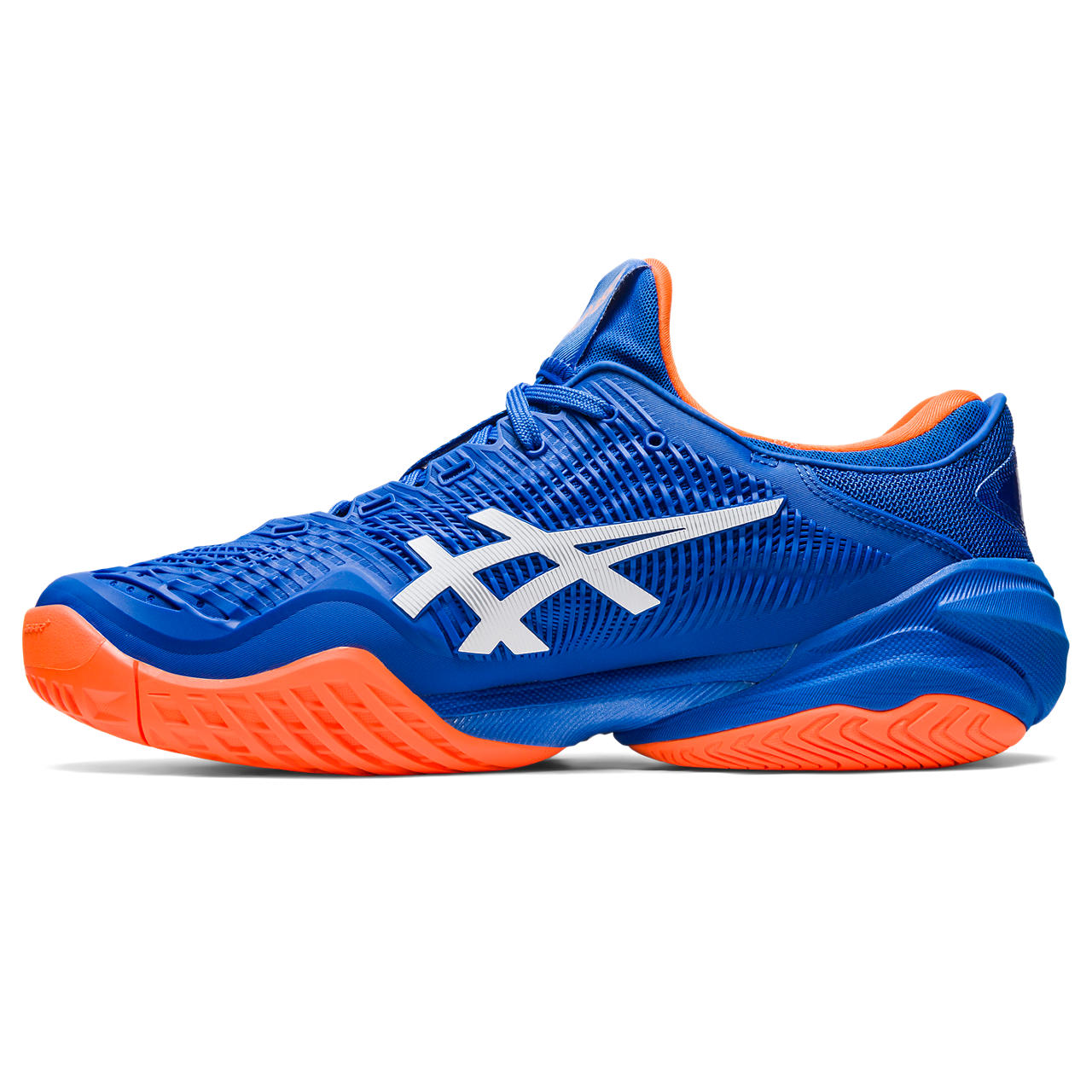 Asics Court FF 3 Novak Men's Tennis Shoe (Blue/White) - RacquetGuys.ca