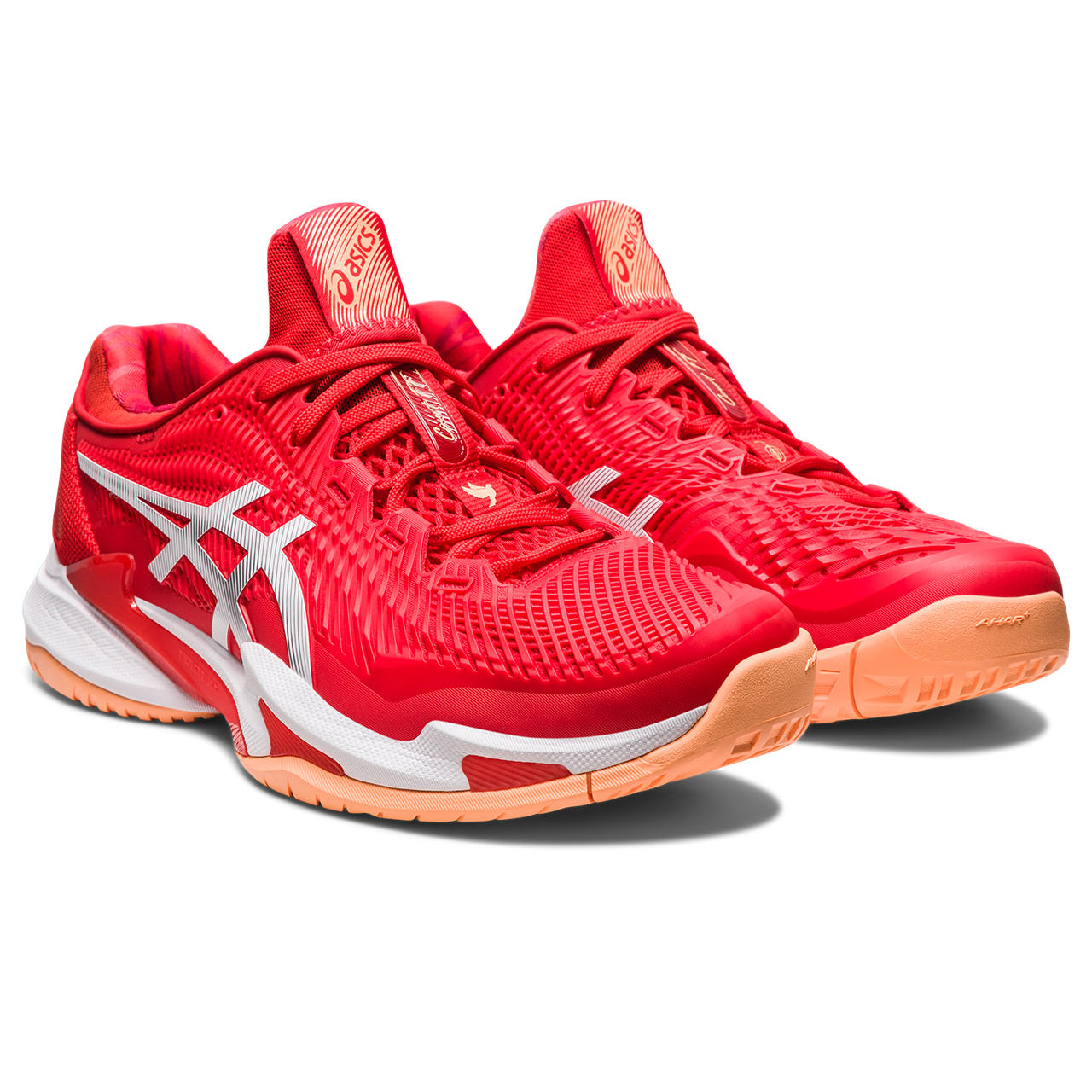 Asics Court FF 3 Novak Men's Tennis Shoe (Red/White) - RacquetGuys.ca