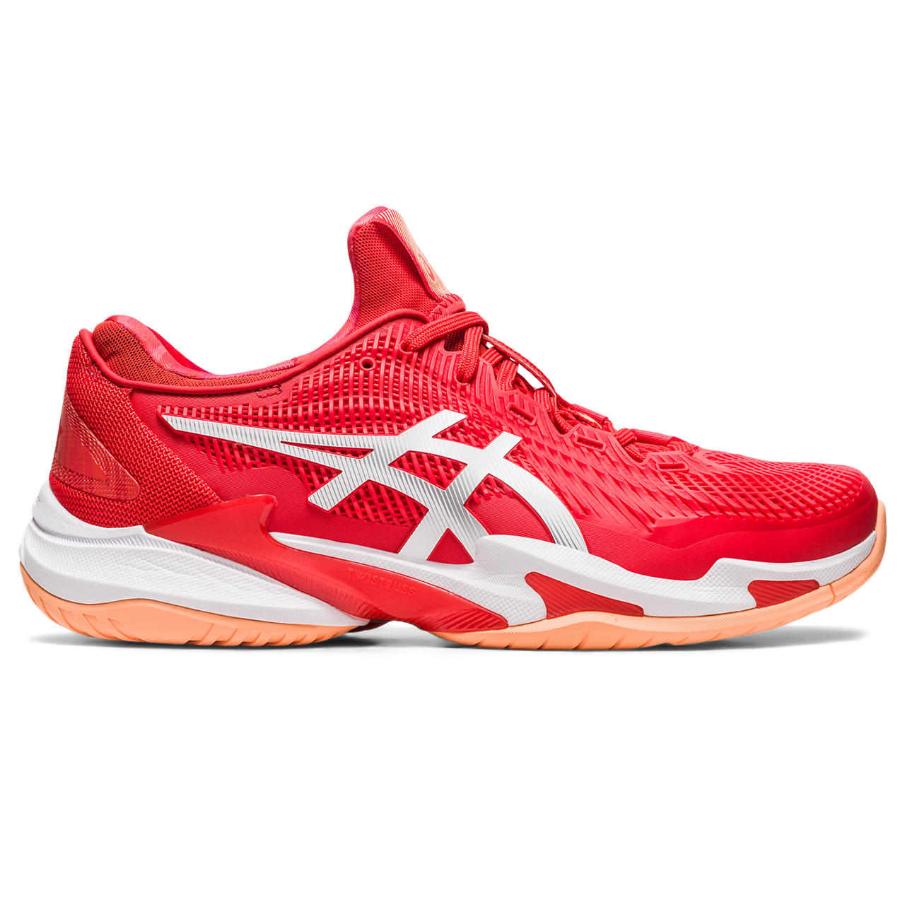 Asics Court FF 3 Novak Men's Tennis Shoe (Red/White) - RacquetGuys.ca