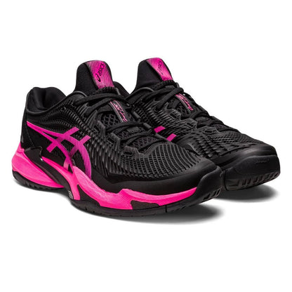 Asics Court FF 3 Men's Tennis Shoe (Black/Pink) - RacquetGuys.ca