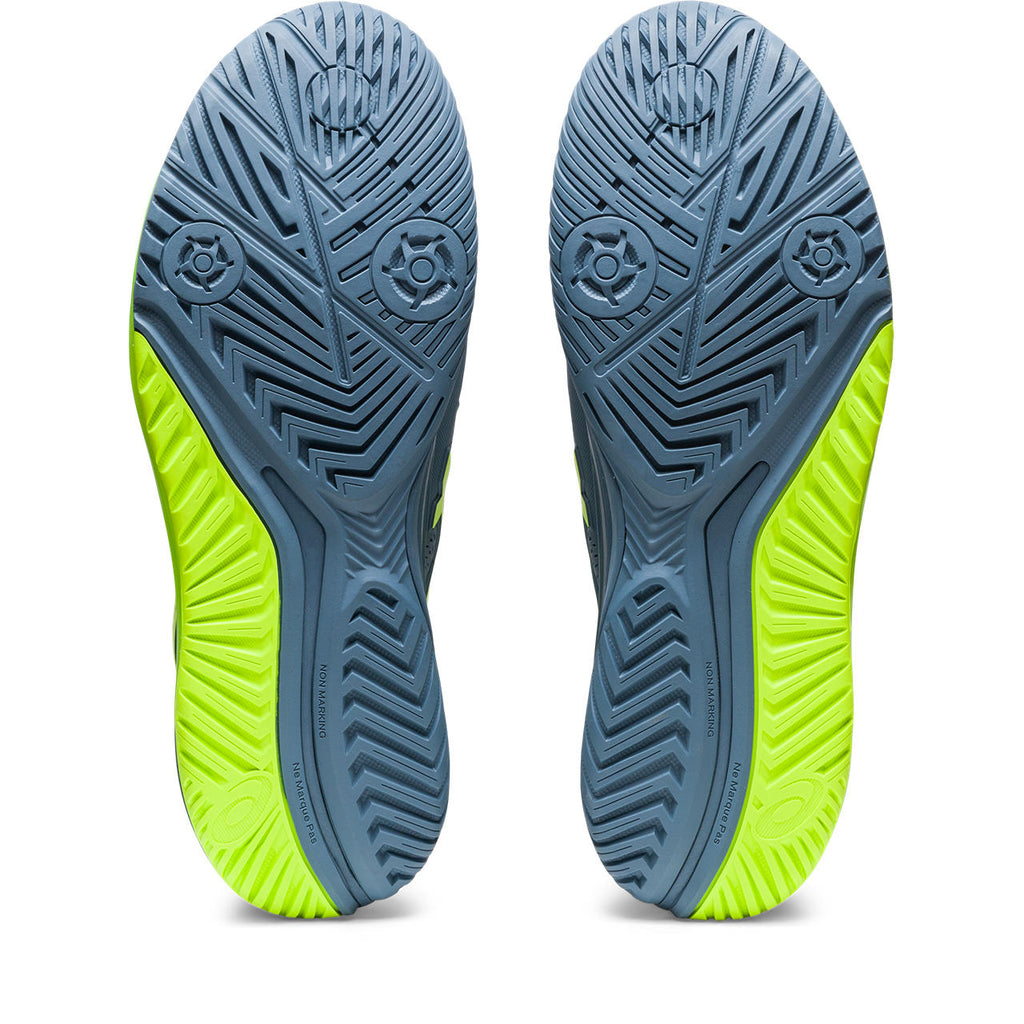 Asics Gel Resolution 9 Men's Tennis Shoe (Blue/Green) - RacquetGuys.ca
