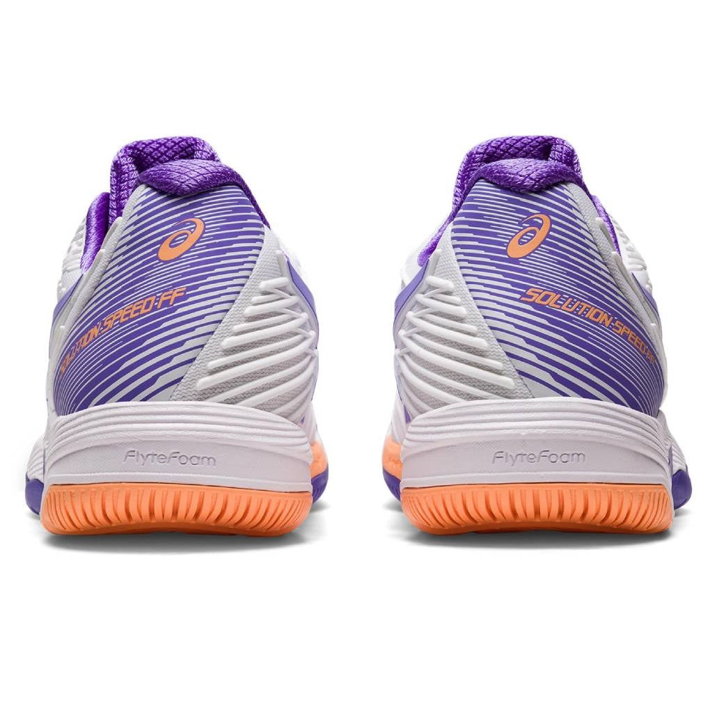 Asics Solution Speed FF 2 Women's Tennis Shoe (White/Purple) - RacquetGuys.ca