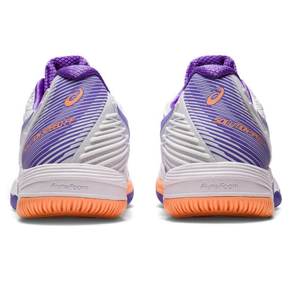 Asics Solution Speed FF 2 Women's Tennis Shoe (White/Purple) - RacquetGuys.ca