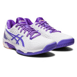 Asics Solution Speed FF 2 Women's Tennis Shoe (White/Purple) - RacquetGuys.ca